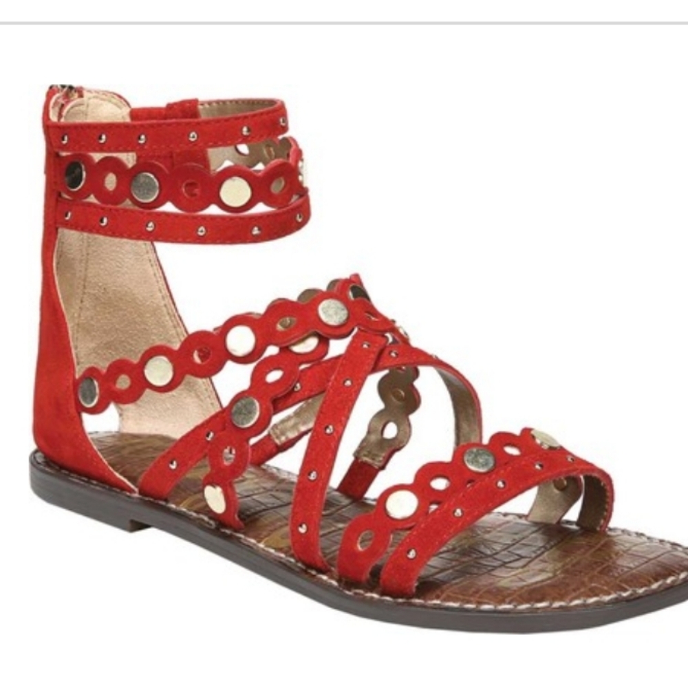 Sam Edelman Geren Ankle Cuff Gladiator Sandals 9